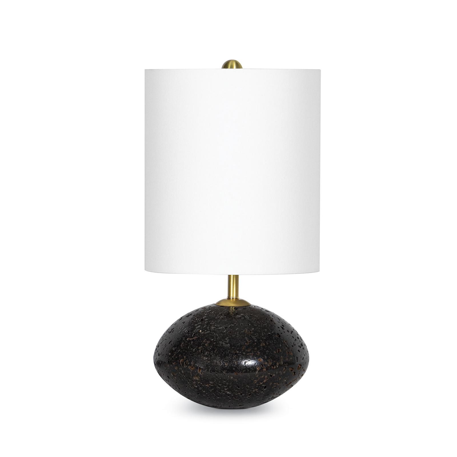 Nyx Travertine Mini Lamp Black Regina Andrew Detroit